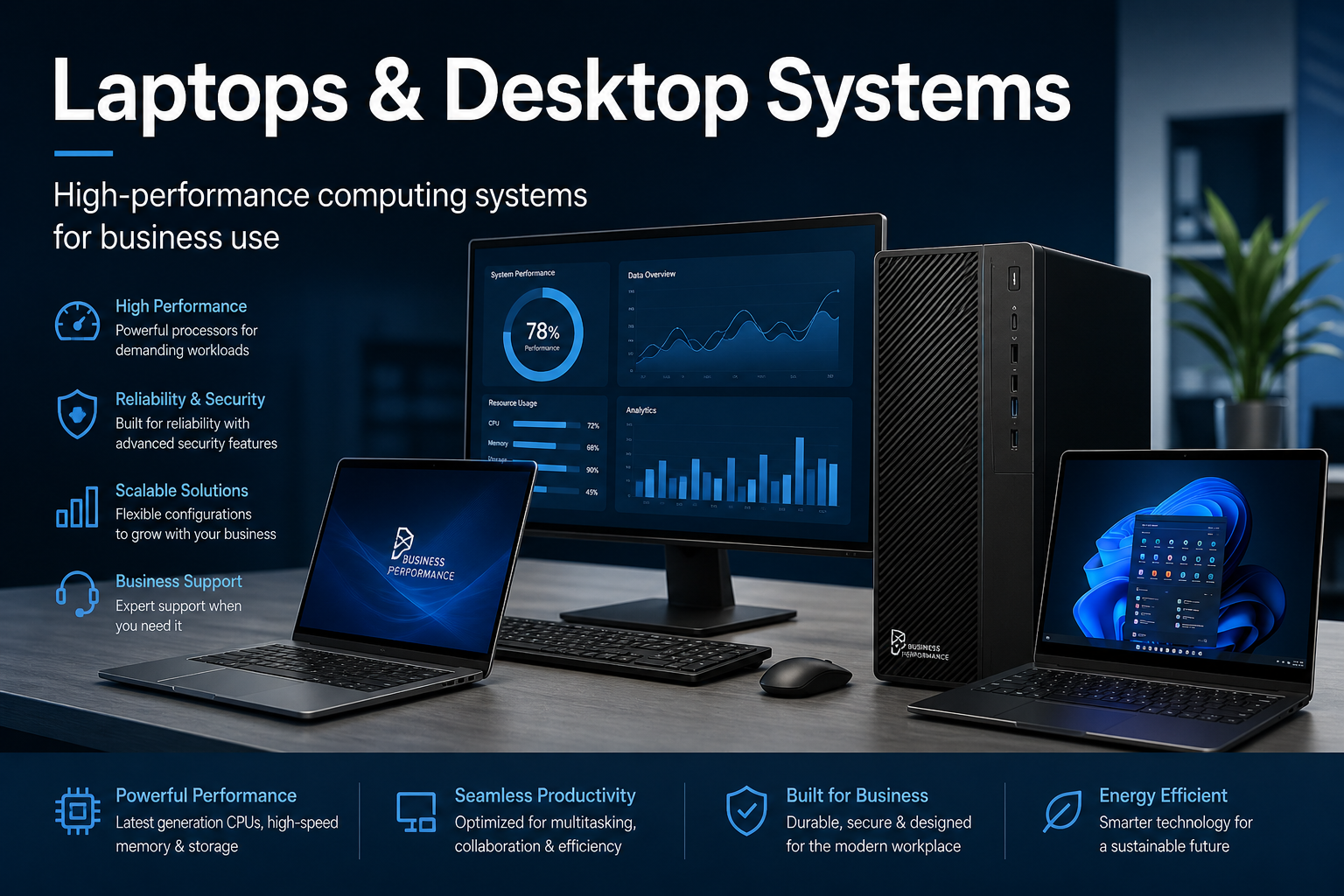 Laptops & Desktop Systems